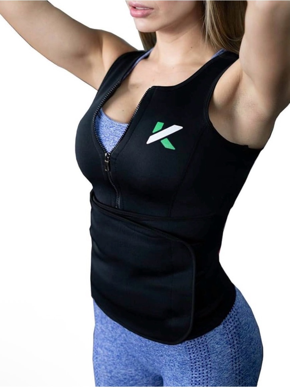 Kewlioo Slimming Women’s Sauna Vest Waist Trainer Corset – Black – NWOT